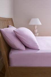 Lilac Purple Deep Fitted Simply Soft Microfibre Sheet - Image 1 of 2