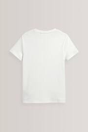 White 2 Pack Short Sleeved Thermal Tops (2-16yrs) - Image 3 of 4