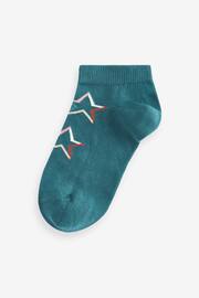 Tonal Stars Cotton Rich Trainer Socks 7 Pack - Image 3 of 8