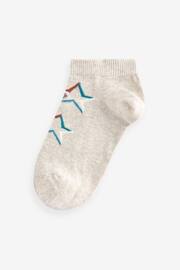 Tonal Stars Cotton Rich Trainer Socks 7 Pack - Image 4 of 8