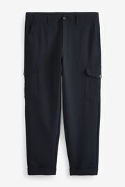 Navy Relaxed Tapered EDIT Twill Cargo Trousers - Image 6 of 9