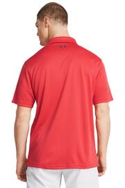 Under Armour Red/Grey Navy/Golf Tech Polo Shirt - Image 2 of 5