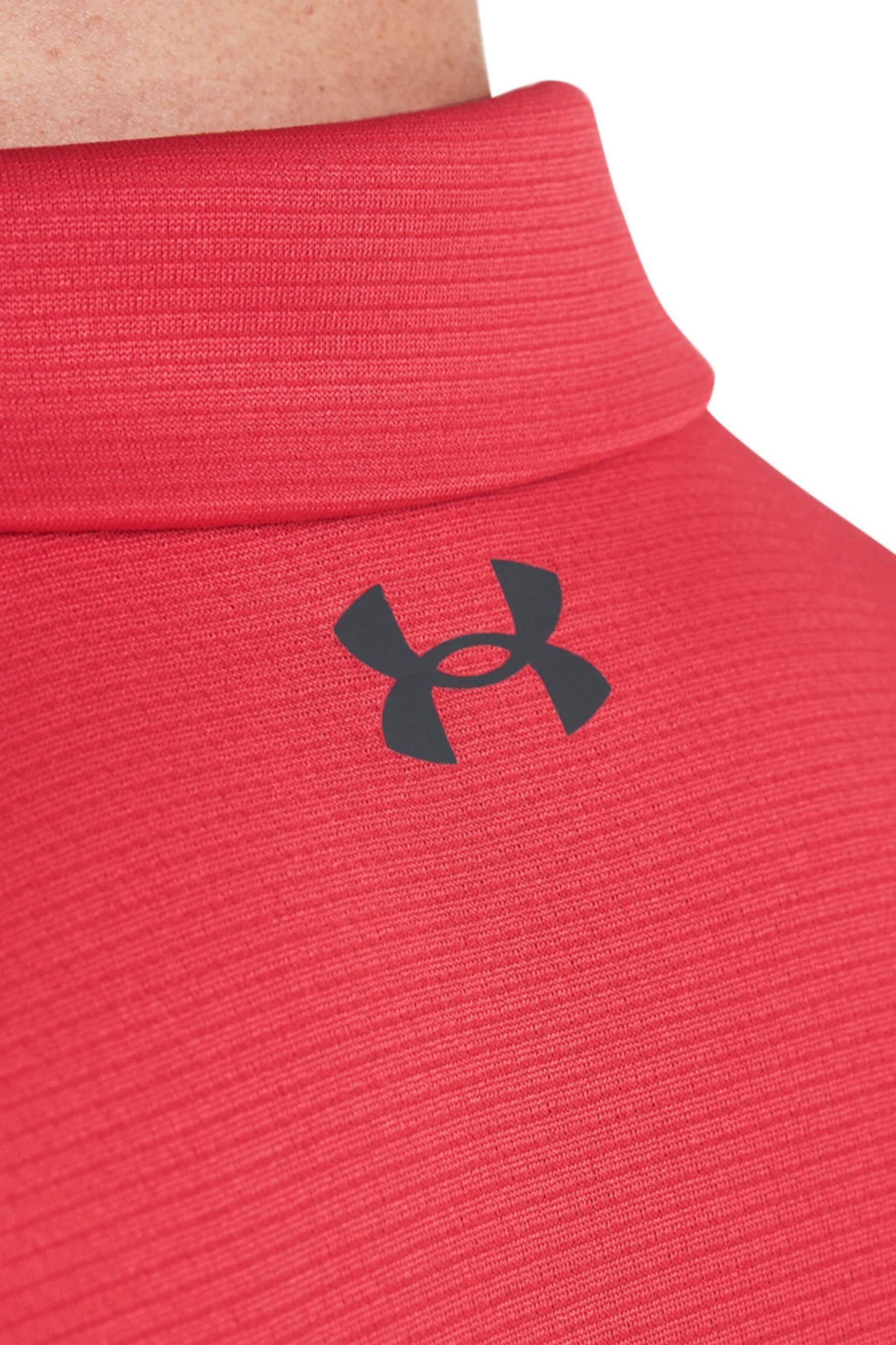 Under Armour Red/Grey Navy/Golf Tech Polo Shirt - Image 3 of 5