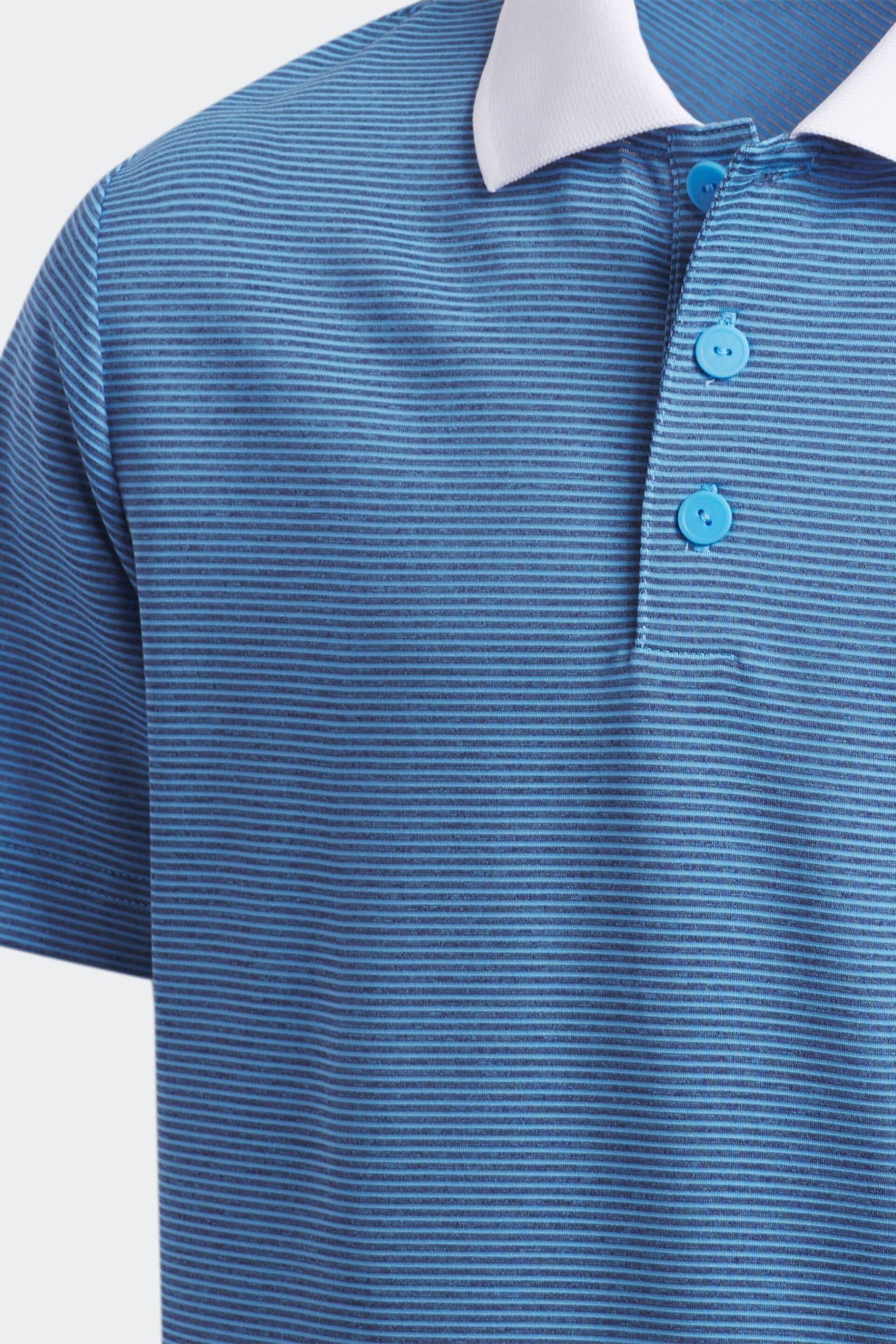 adidas Golf Striped Polo Shirt - Image 4 of 5