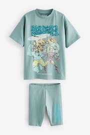 Blue Marvel License Short Pyjamas (3-14yrs) - Image 6 of 9