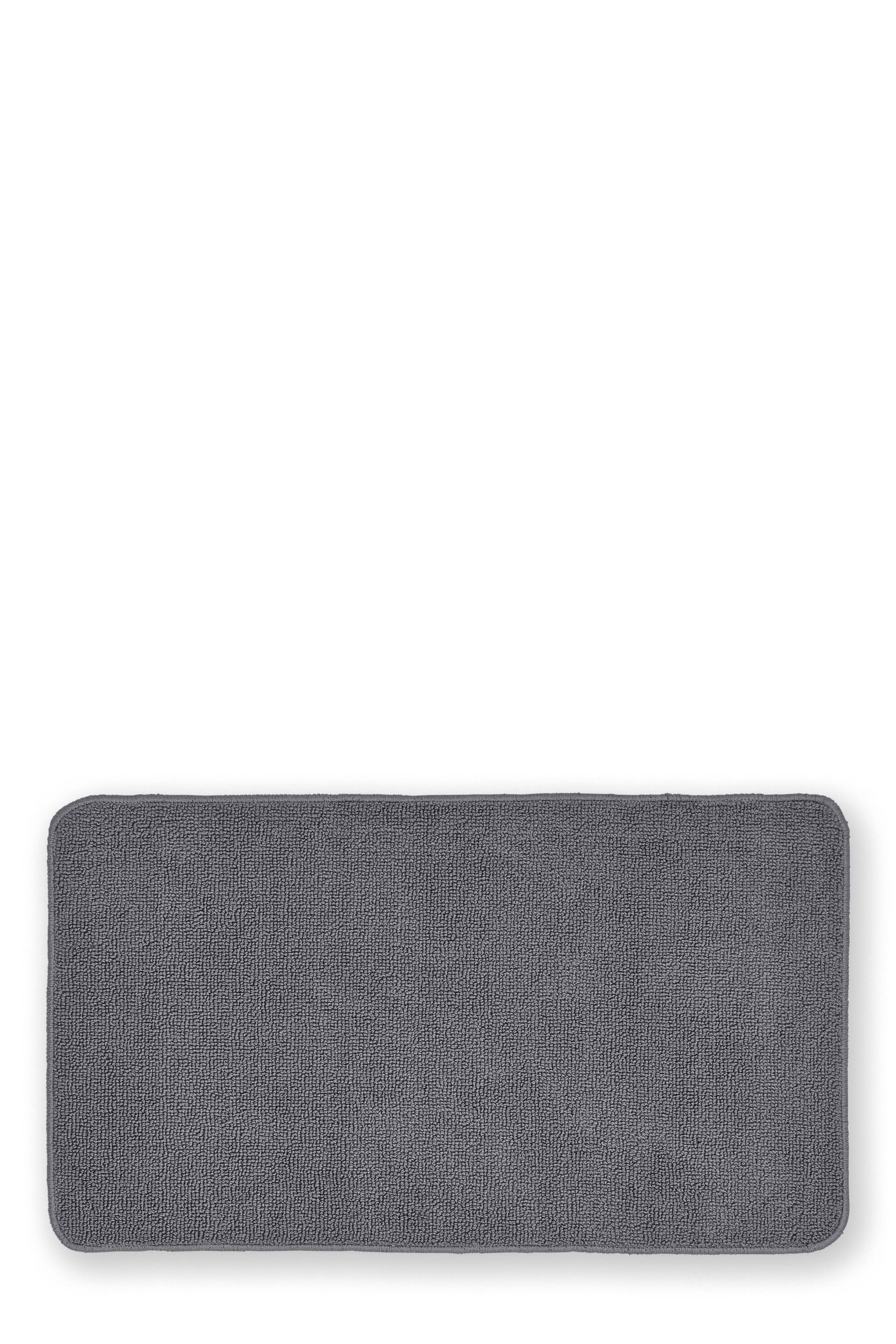 2 Pack Grey Washable Doormats - Image 2 of 4
