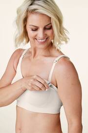 Bravado Cream Sustainable Body Silk Seamless Nursing Bra - Image 3 of 5