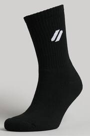 Superdry Blue Coolmax Sport Crew 3 PK Socks - Image 2 of 6