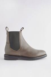 Khaki Green Regular/Wide Fit Forever Comfort® Leather Chelsea Boots - Image 2 of 5