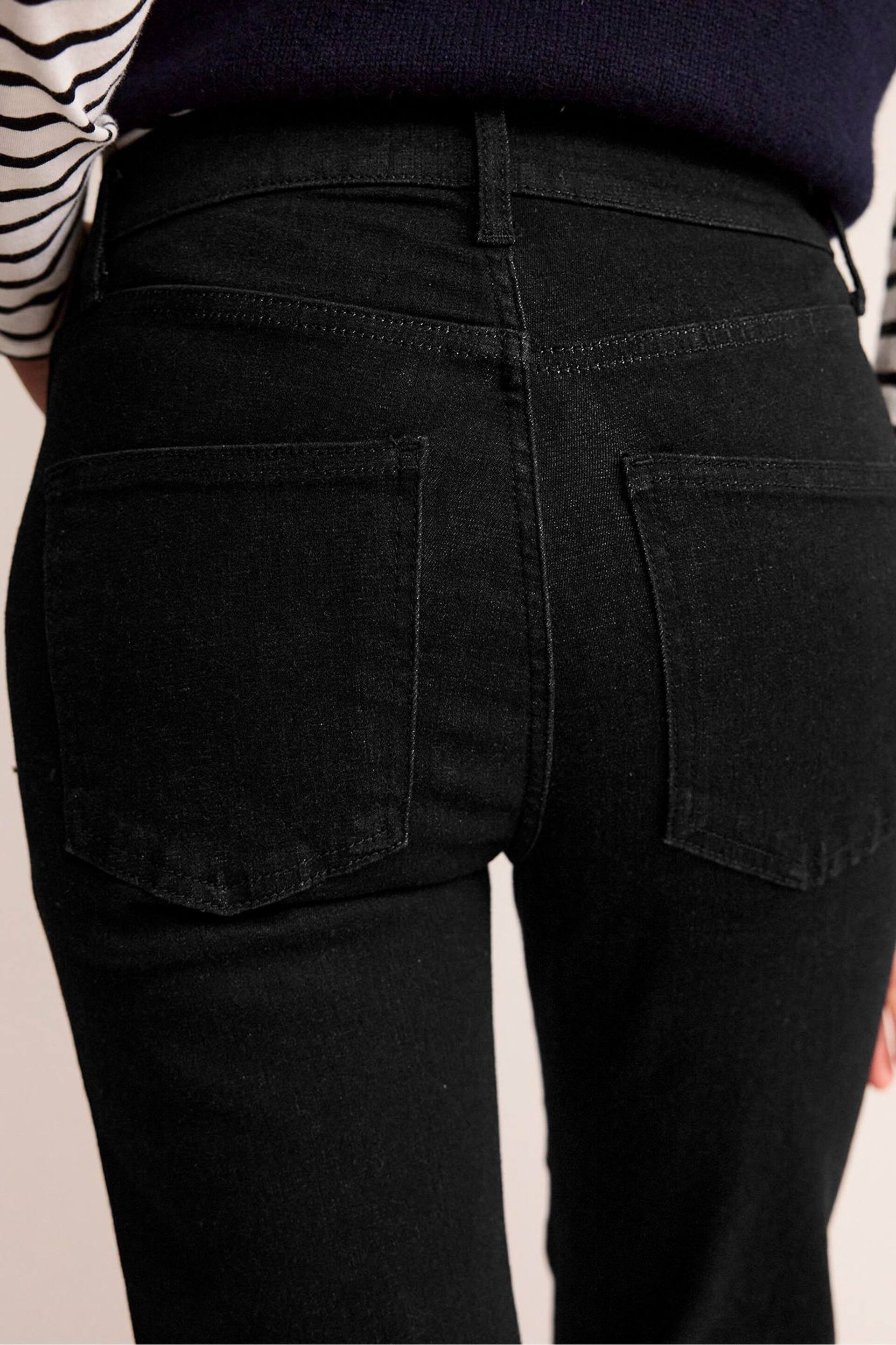 Boden Dark Black Mid Rise Slim Jeans - Image 5 of 5