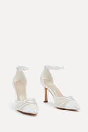 Linzi Natural Rosalind Mesh Court Heels With Ankle Strap - Image 3 of 5