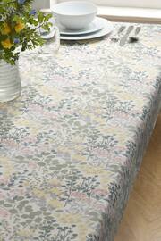 Nordic Esme Floral Wipe Clean Table Cloth With Linen - Image 2 of 3