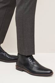 Black Leather Chukka Boots - Image 1 of 6