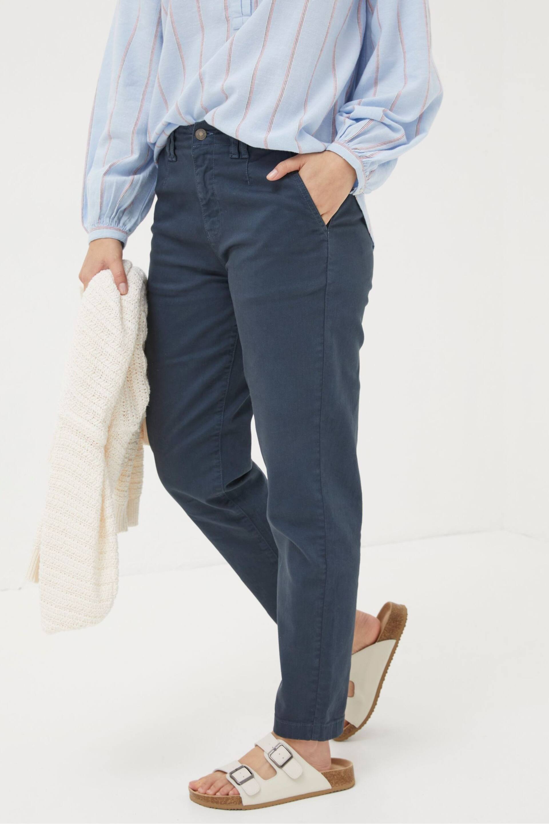 FatFace Blue Aspen Chino Trousers - Image 1 of 5