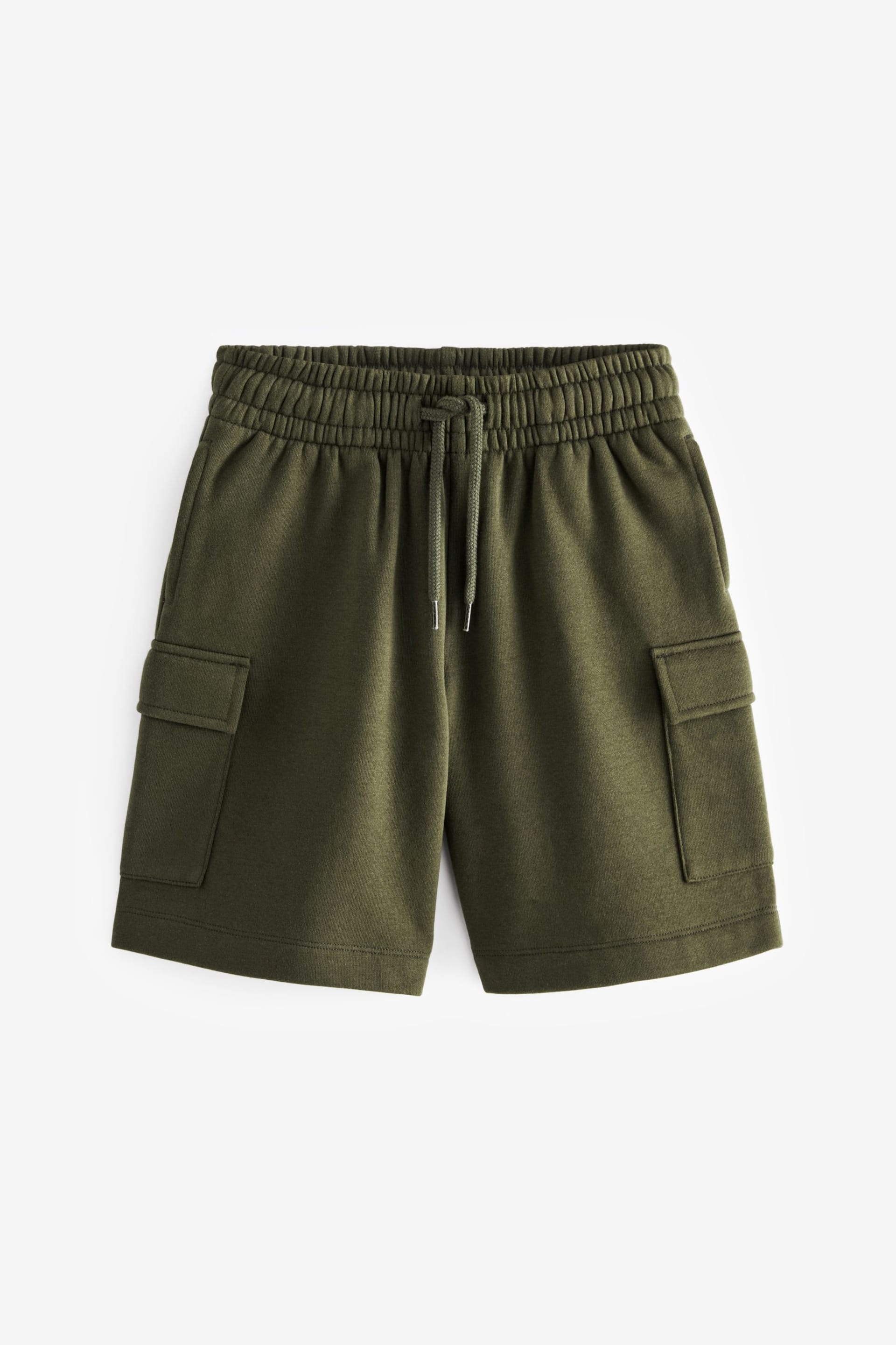 Black/Green 2 Pack Cargo Jersey Shorts (3-16yrs) - Image 2 of 4