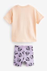 Orange Minnie Mouse Cycle Shorts and T-Shirt Set (3mths-7yrs) - Image 5 of 6
