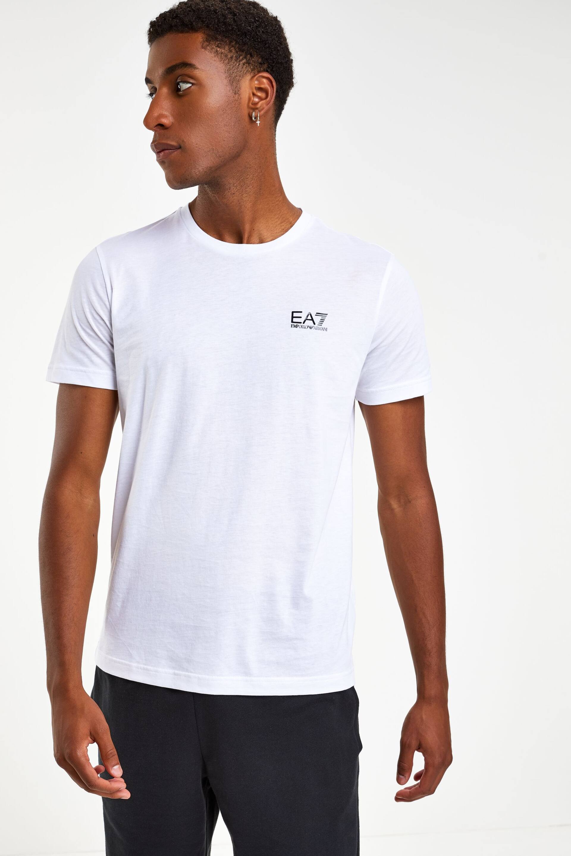 Emporio Armani EA7 Logo T-Shirt - Image 1 of 4