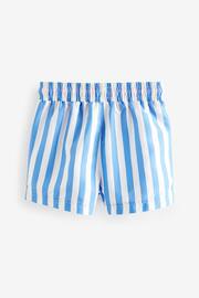Blue/White Printed Swim Shorts (3mths-7yrs) - Image 2 of 3