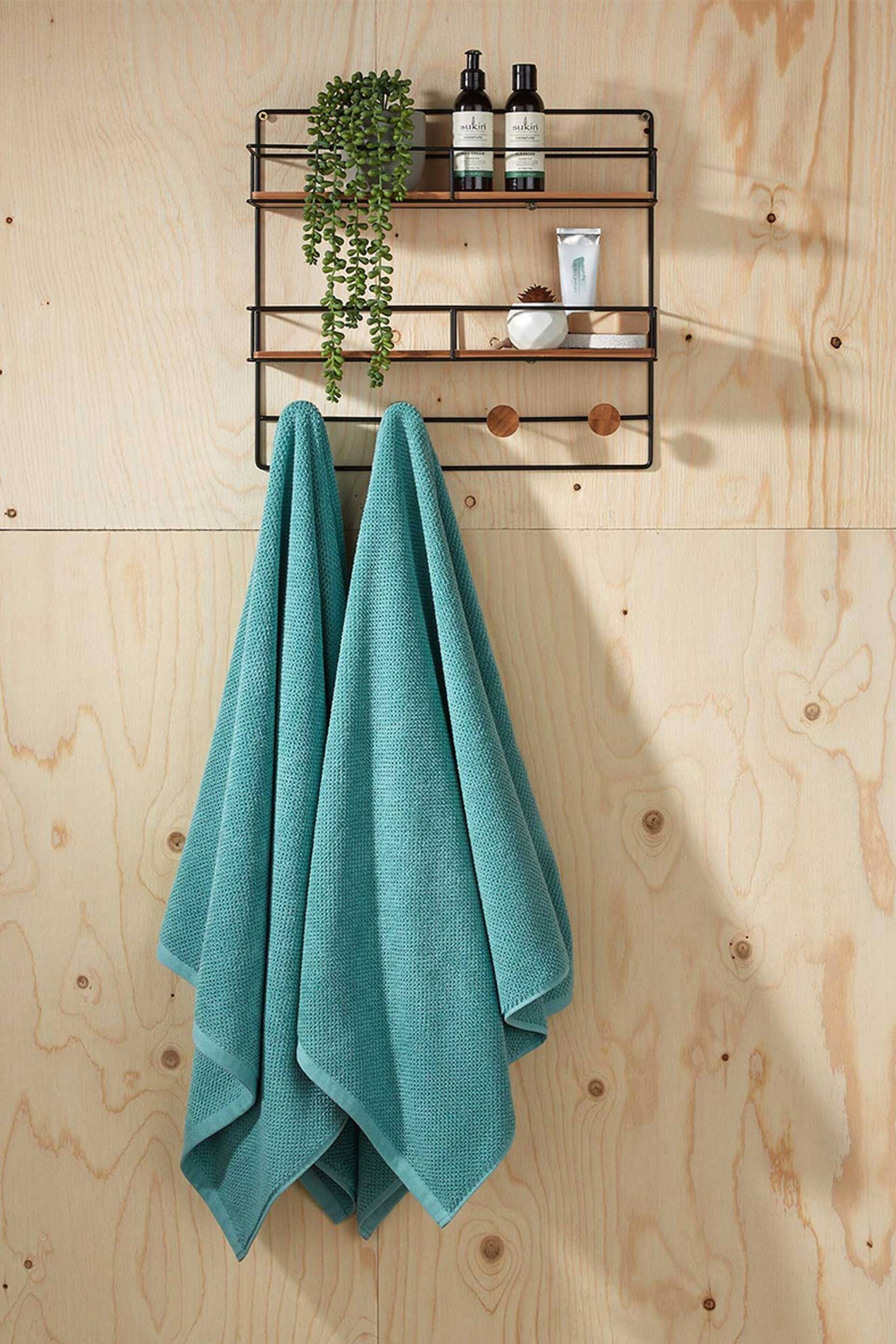Christy Green Brixton - 600 GSM Cotton Textured Bath Towel - Image 1 of 4