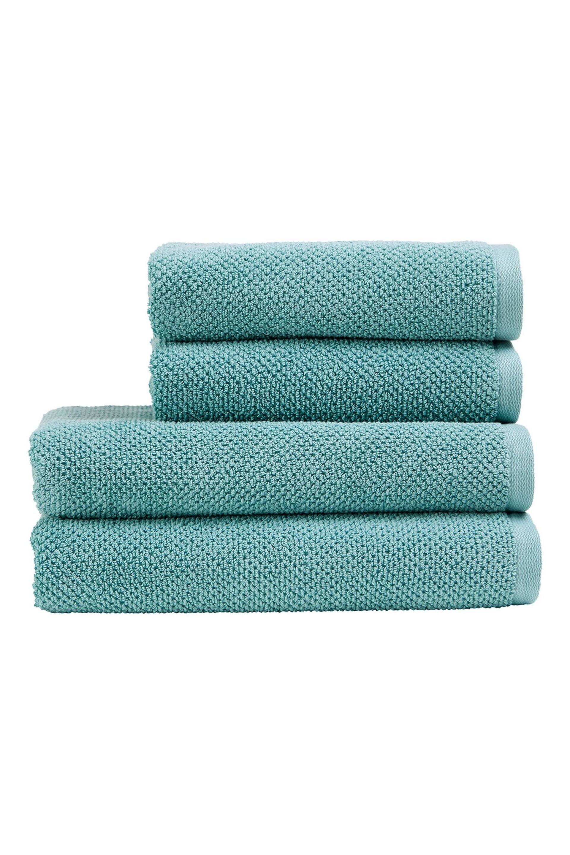 Christy Green Brixton - 600 GSM Cotton Textured Bath Towel - Image 3 of 4