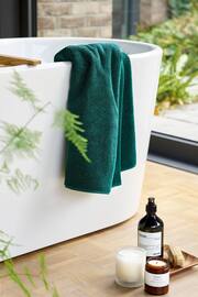 Christy Green Brixton - 600 GSM Cotton Textured Bath Towel - Image 3 of 4