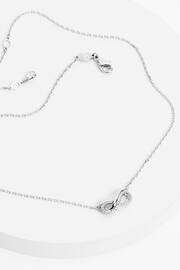 Swarovski Silver Swarovski Infinity Crystal Pendant Necklace - Image 1 of 5