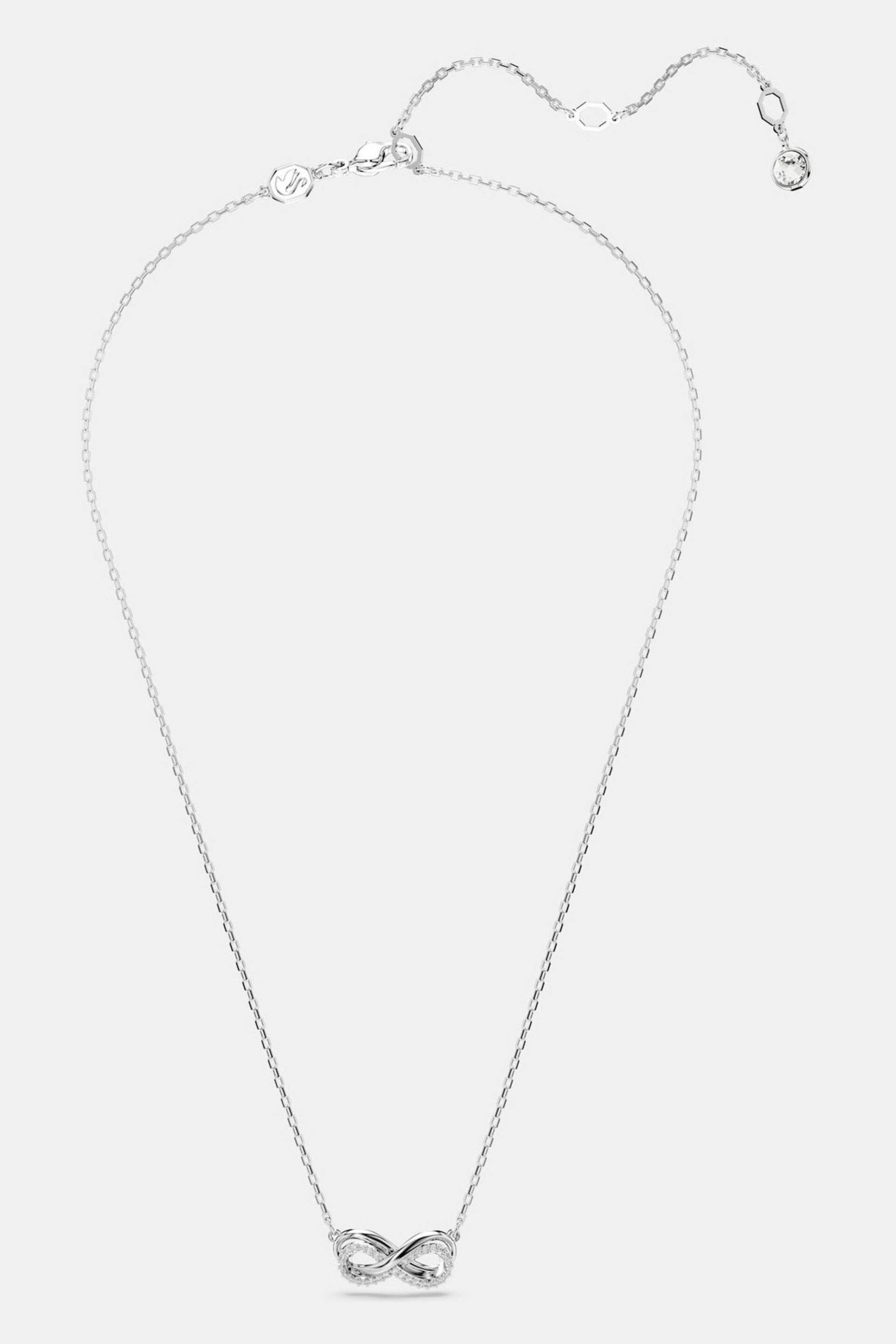Swarovski Silver Swarovski Infinity Crystal Pendant Necklace - Image 2 of 5