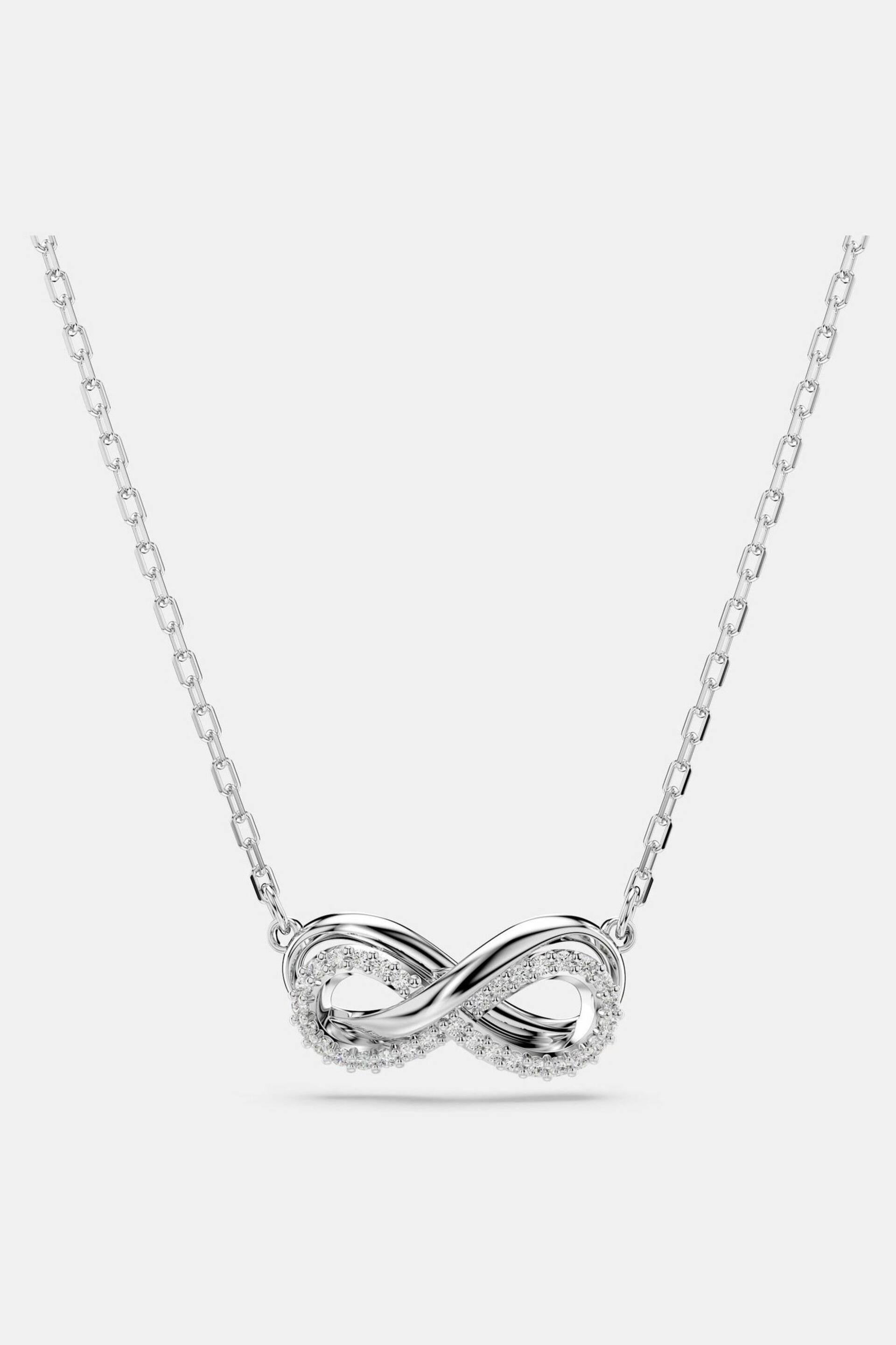 Swarovski Silver Swarovski Infinity Crystal Pendant Necklace - Image 4 of 5