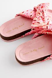 Never Fully Dressed Pink Lipstick Slider Slippers - Image 6 of 7