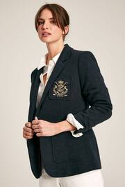 Joules Albury Navy Cotton Blazer - Image 2 of 6