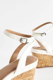 White Regular/Wide Fit Forever Comfort® Double Strap Wedges - Image 4 of 7