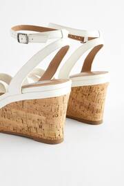 White Regular/Wide Fit Forever Comfort® Double Strap Wedges - Image 5 of 7