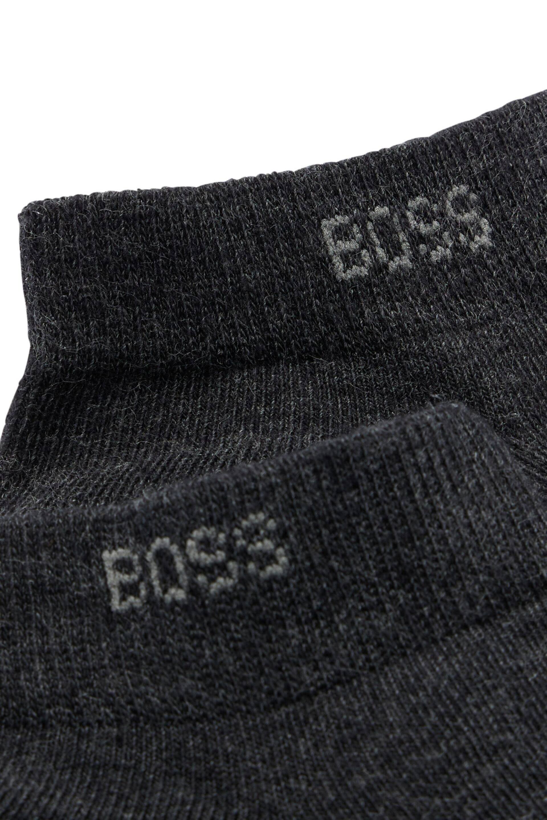 BOSS Dark Grey Ankle Socks 2 Pack - Image 3 of 3