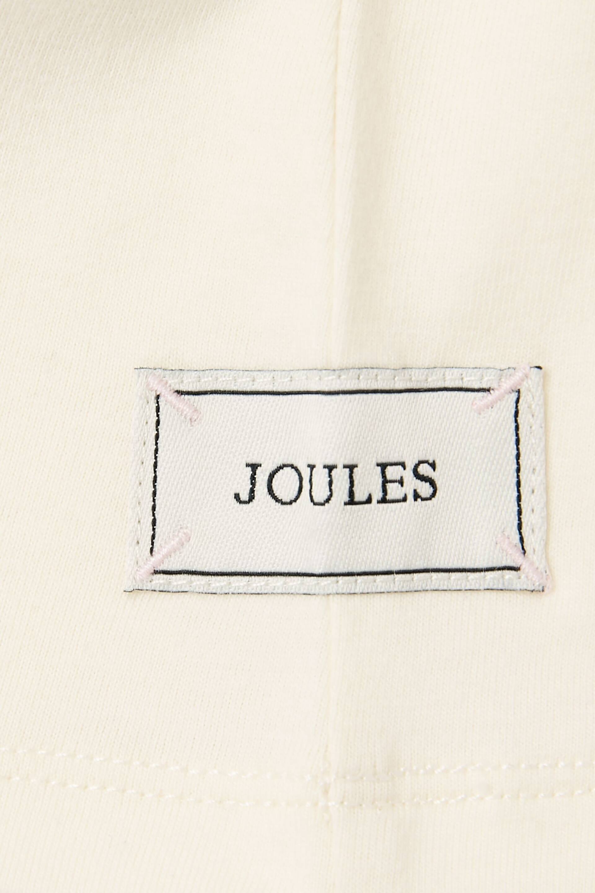 Joules Flutter Astra White Short Sleeve Artwork T-Shirt - Image 5 of 5