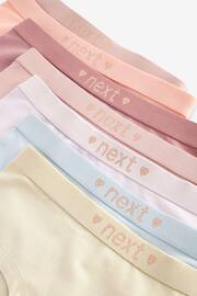 Multi Pastel Sparkle Waistband Hipsters 7 Pack (2-16yrs) - Image 10 of 10