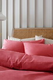 Set of 2 Pink Raspberry Cotton Rich Pillowcases - Image 1 of 1