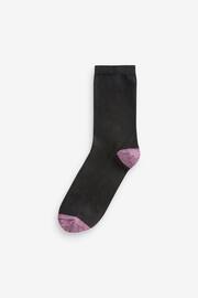 Black Ankle Socks 4 Pack - Image 2 of 5