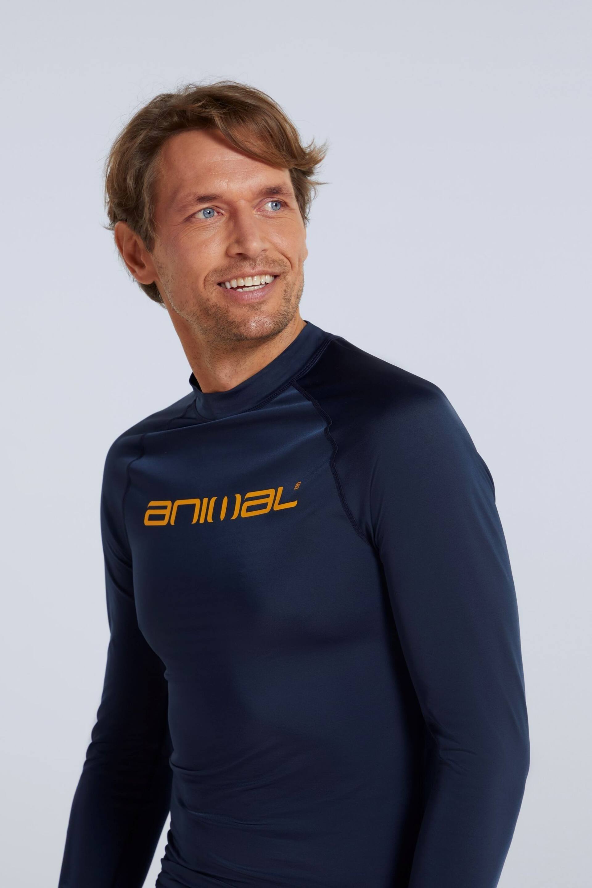 Animal Mens Sonny Logo Rash Vest - Image 5 of 7