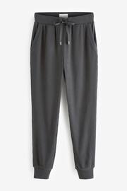 Charcoal Grey Ribbed Joggers - Image 7 of 8