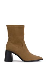 Linzi Brown Torres Western Style Boots With Block Stacked Heels - Image 3 of 5