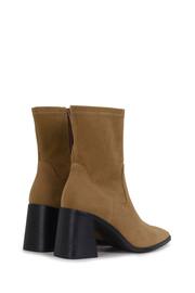 Linzi Brown Torres Western Style Boots With Block Stacked Heels - Image 5 of 5