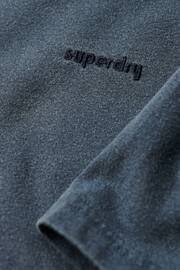 Superdry Mid Blue Vintage Washed T-Shirt - Image 4 of 4