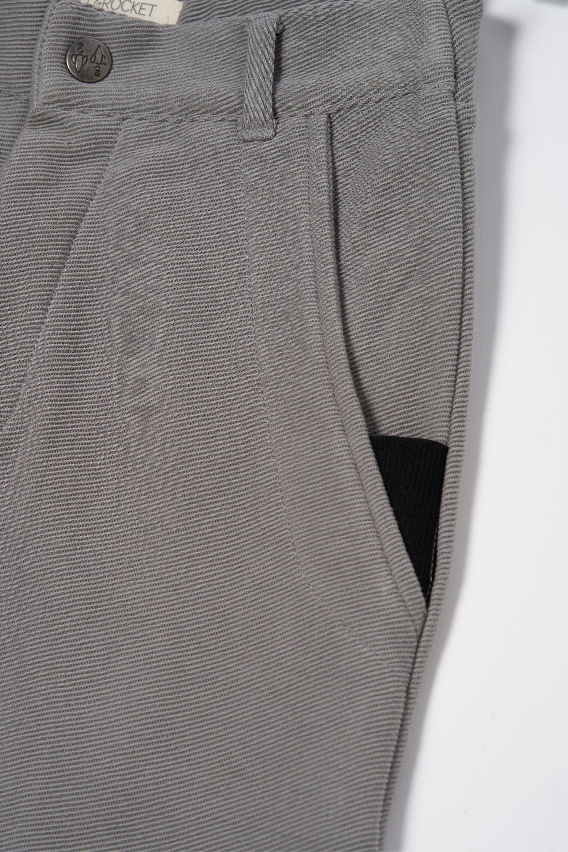 Angel & Rocket Grey Benjamin Smart Jersey Trousers - Image 5 of 5