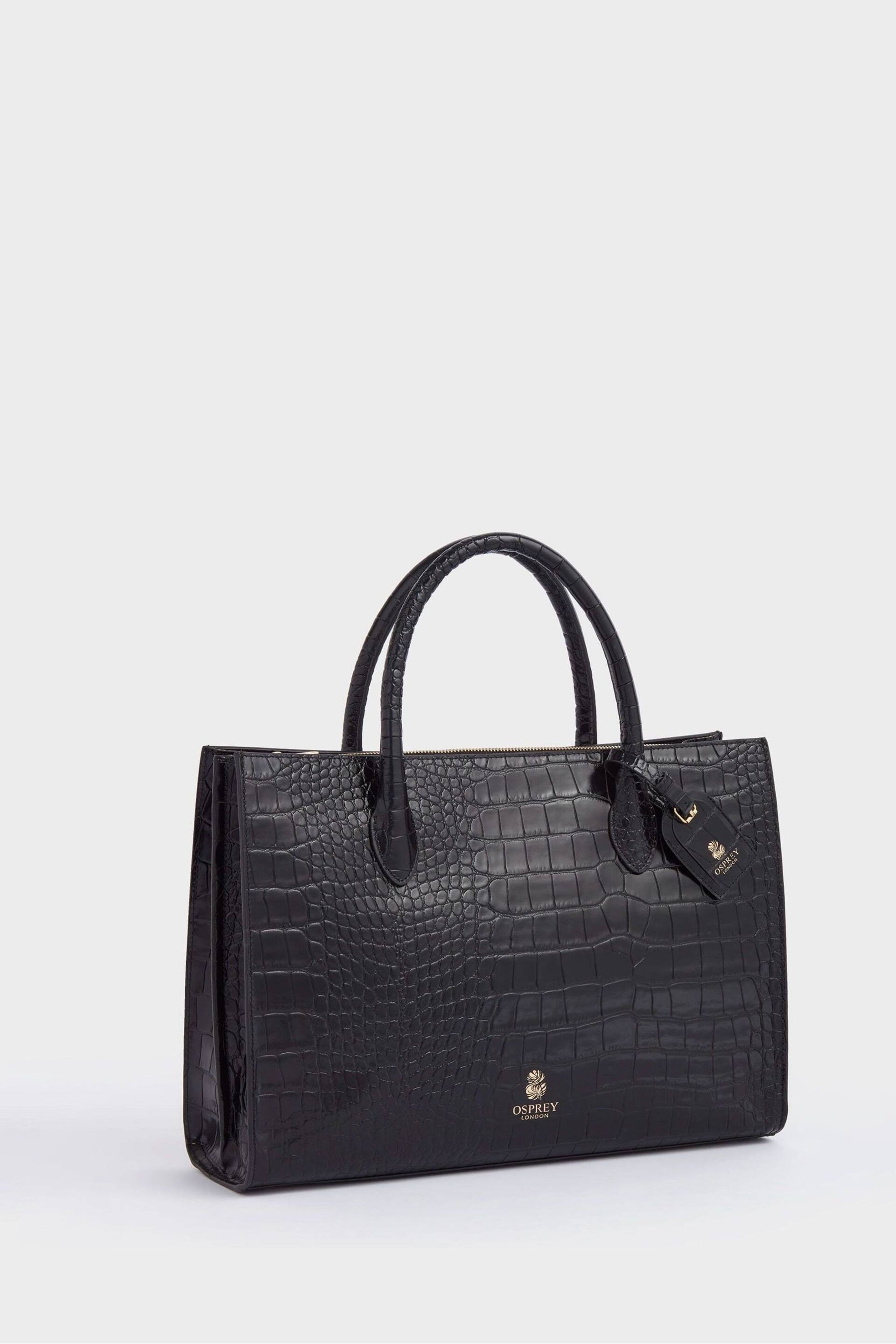 OSPREY LONDON Wentworth Italian Leather Tote - Image 3 of 6