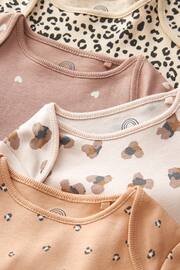 Neutral Animal Baby Short Sleeve Bodysuits 4 Pack - Image 3 of 3
