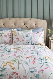 Pastel Isla Watercolour Floral 100% Cotton Duvet Cover and Pillowcase Set - Image 2 of 3