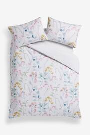 Pastel Isla Watercolour Floral 100% Cotton Duvet Cover and Pillowcase Set - Image 3 of 3