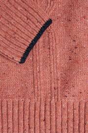 Ted Baker Pink Enroe Long Sleeve Cable Crew Neck Sweatshirt - Image 7 of 7