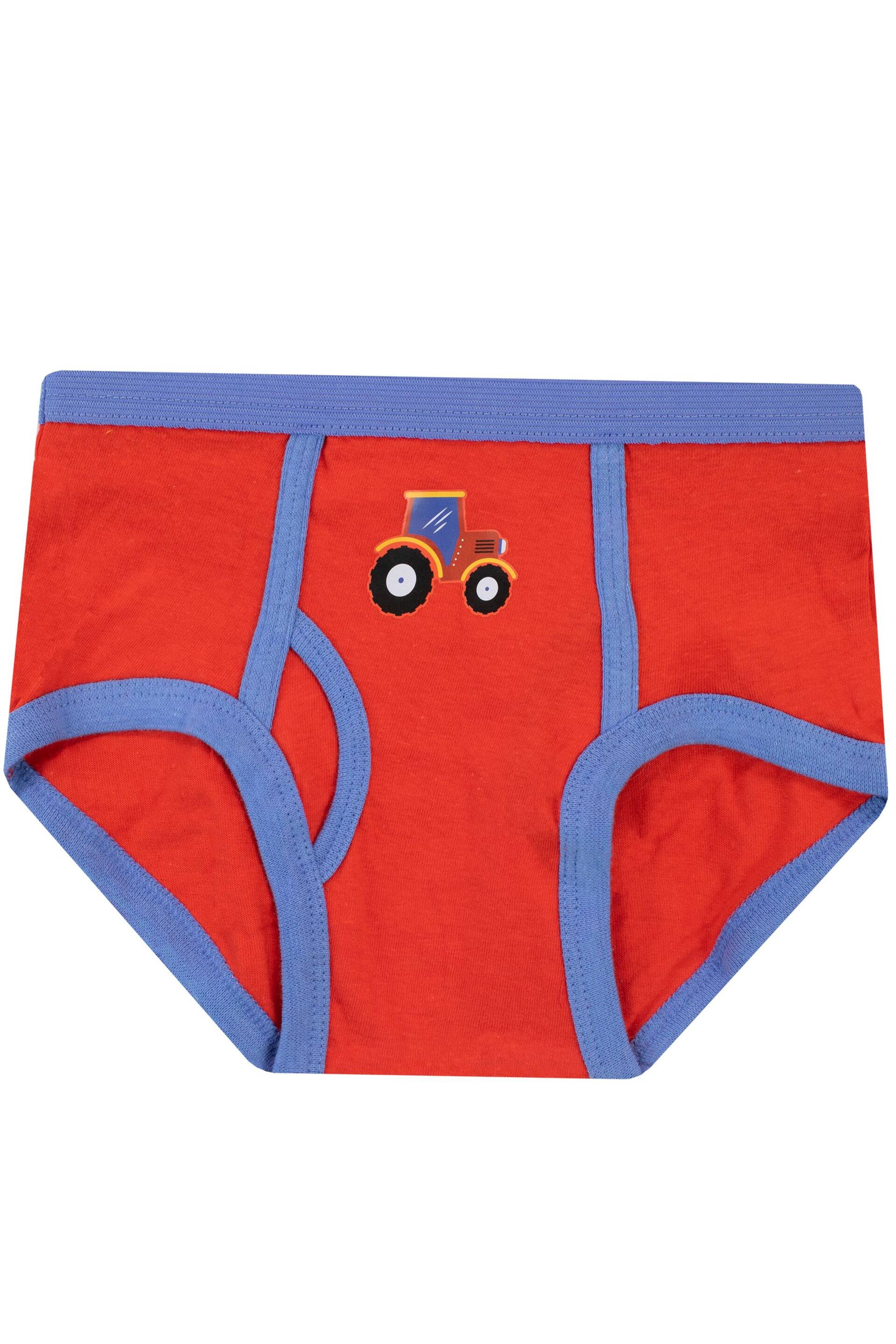 Harry Bear Multi Tractor Underwear 5 Packs - Image 5 of 5