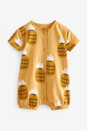 Yellow Pineapple Baby Jersey Romper (0mths-3yrs) - Image 1 of 6